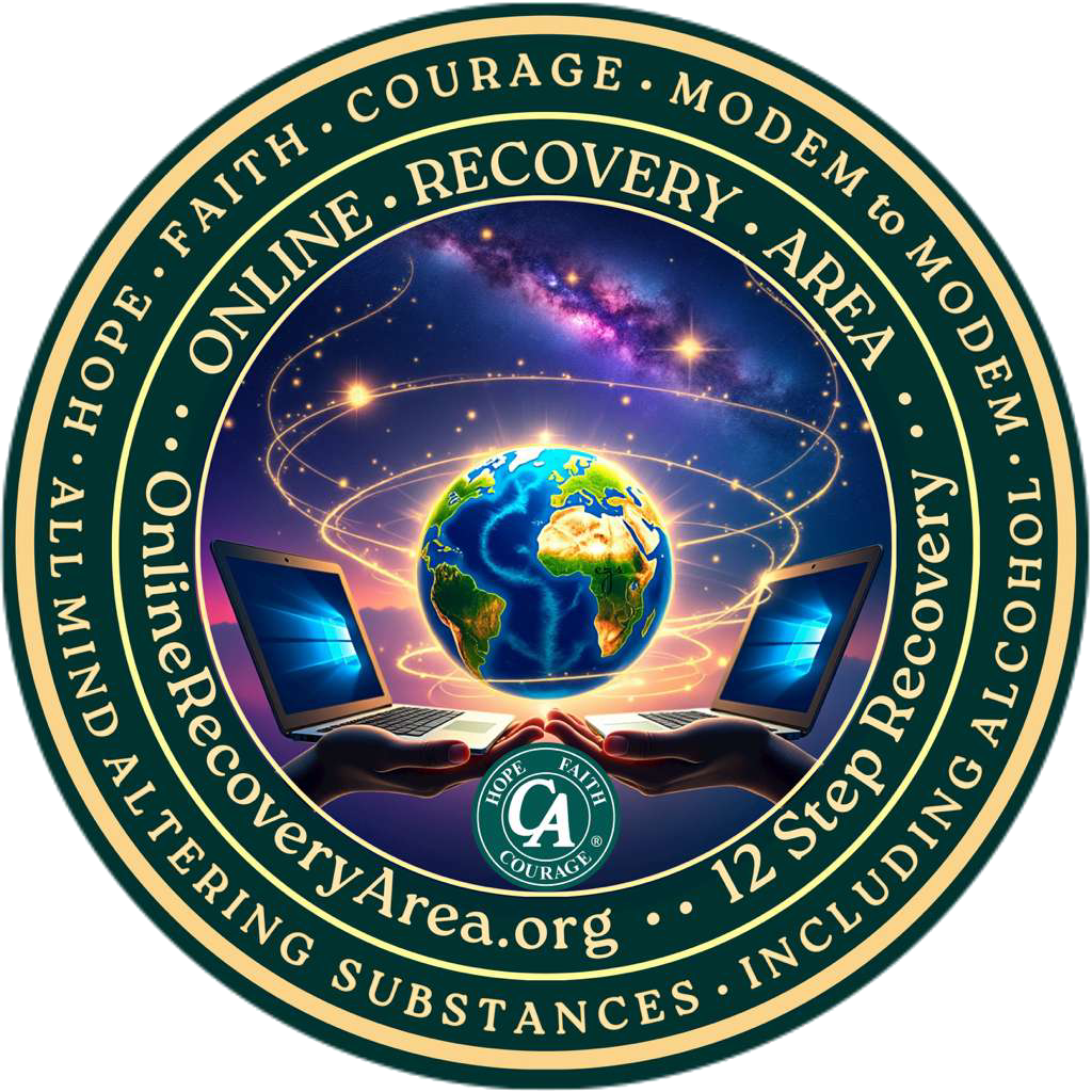 cocaine anonymous online recovery area logo