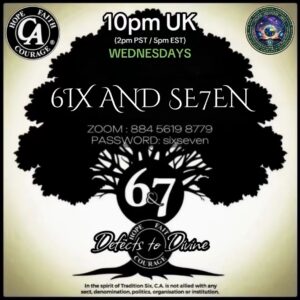 Cocaine Anonymous Online 6IX AND SE7EN GROUP