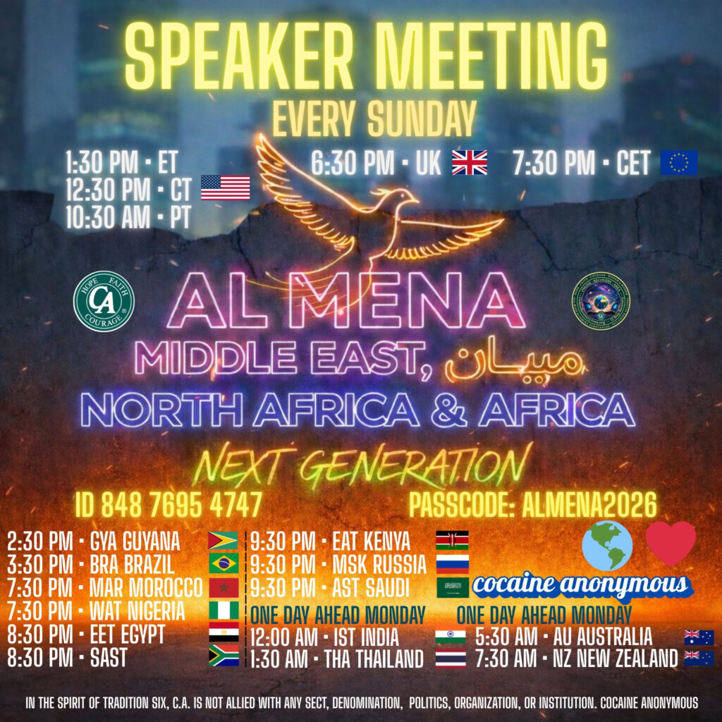 AL Mena Middle East, North Africa, Africa Speaker Meeting Flyer